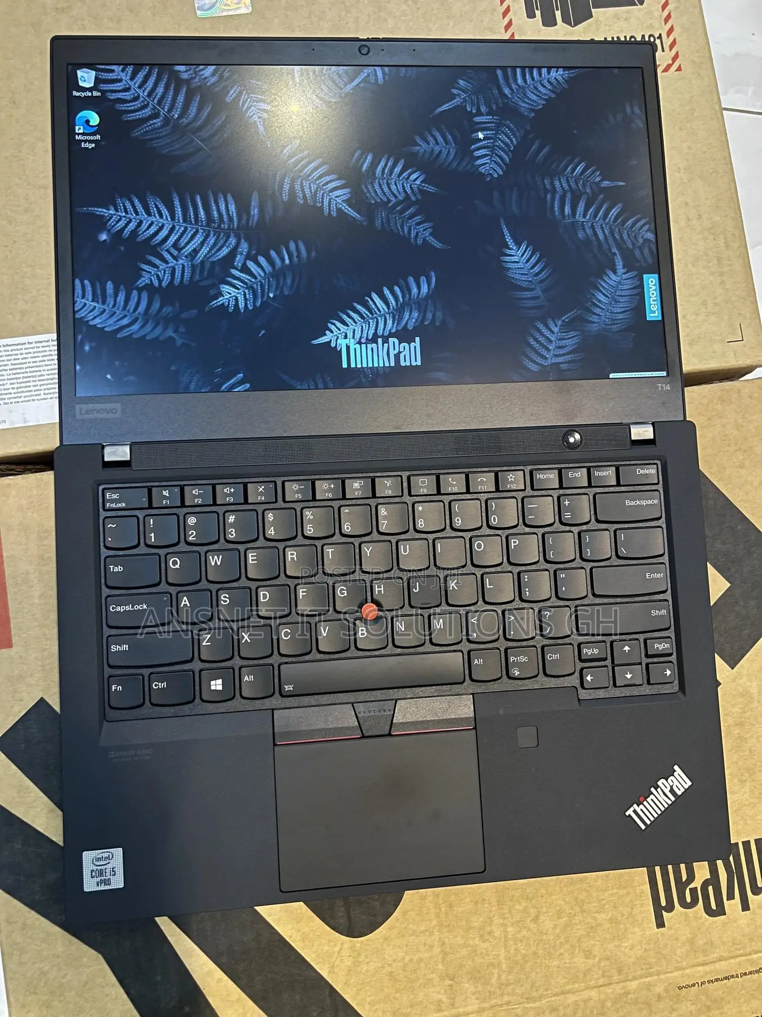 New Laptop Lenovo ThinkPad T14 16GB Intel Core I5 SSD 256GB