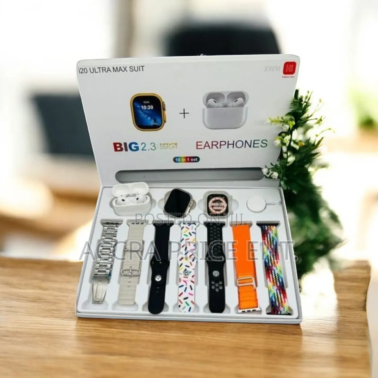 I-20 Ultra Smartwatch 10 in 1 Set (627226)