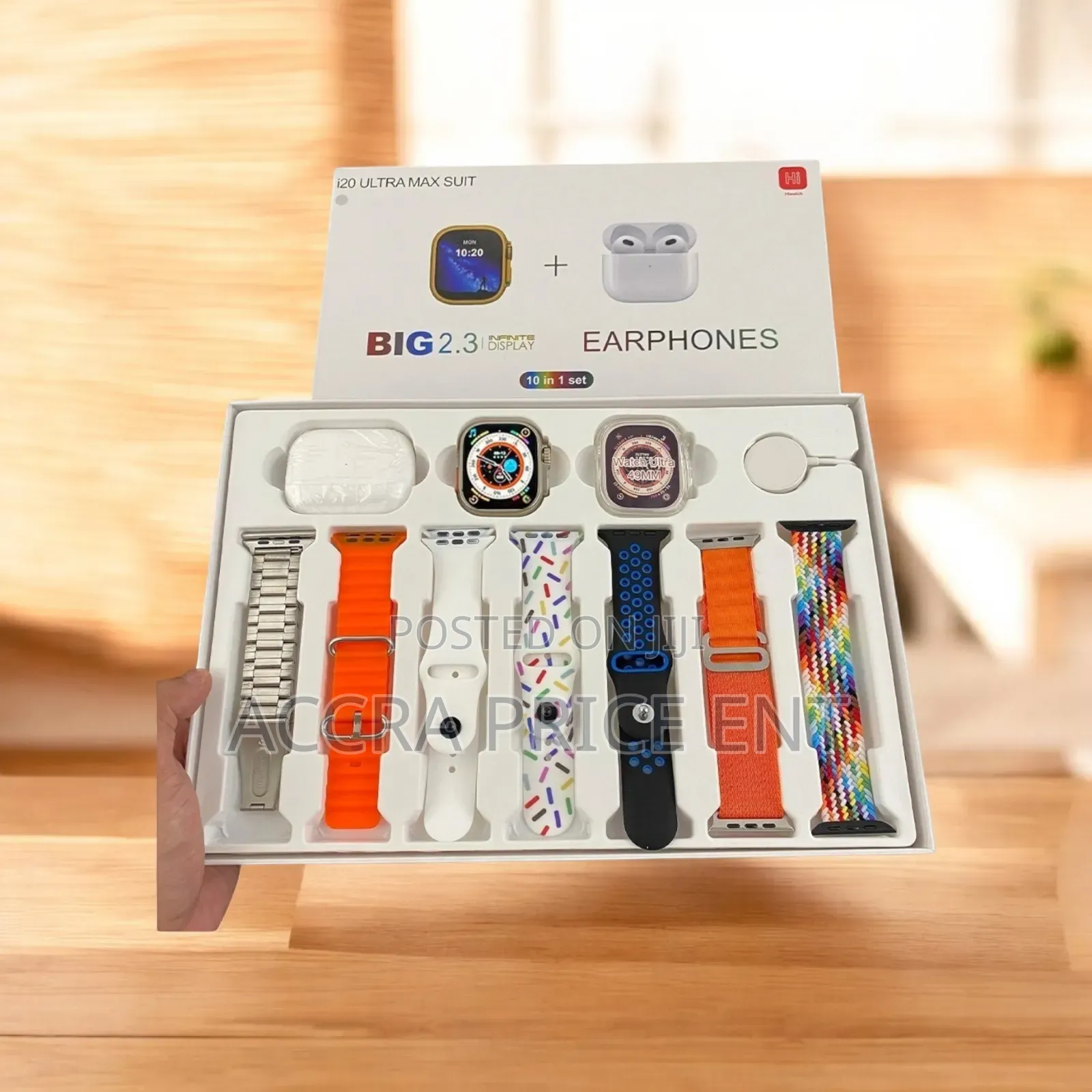 I-20 Ultra Smartwatch 10 in 1 Set (627226)