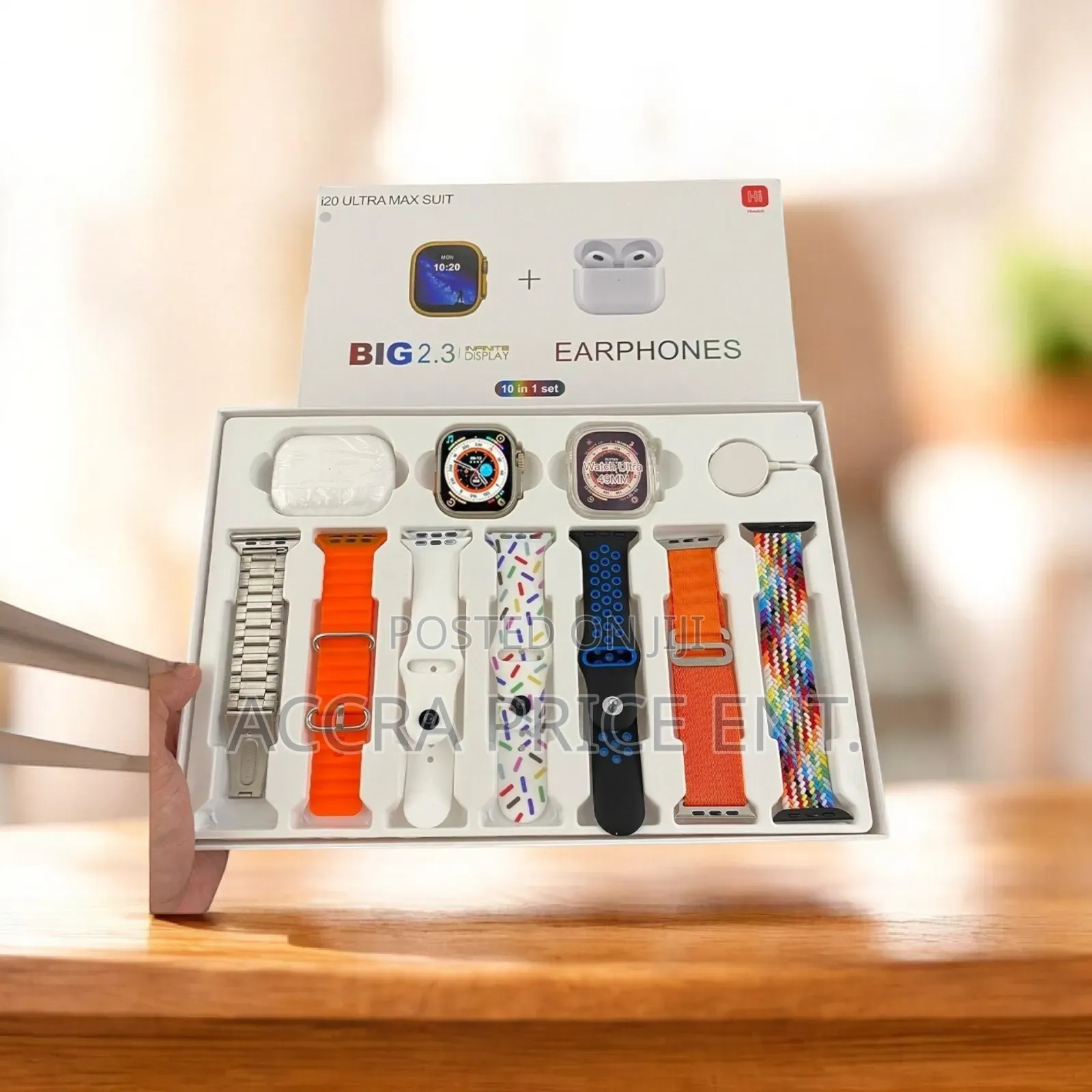 I-20 Ultra Max Suit Smartwatch 10 in 1 Straps (626267)