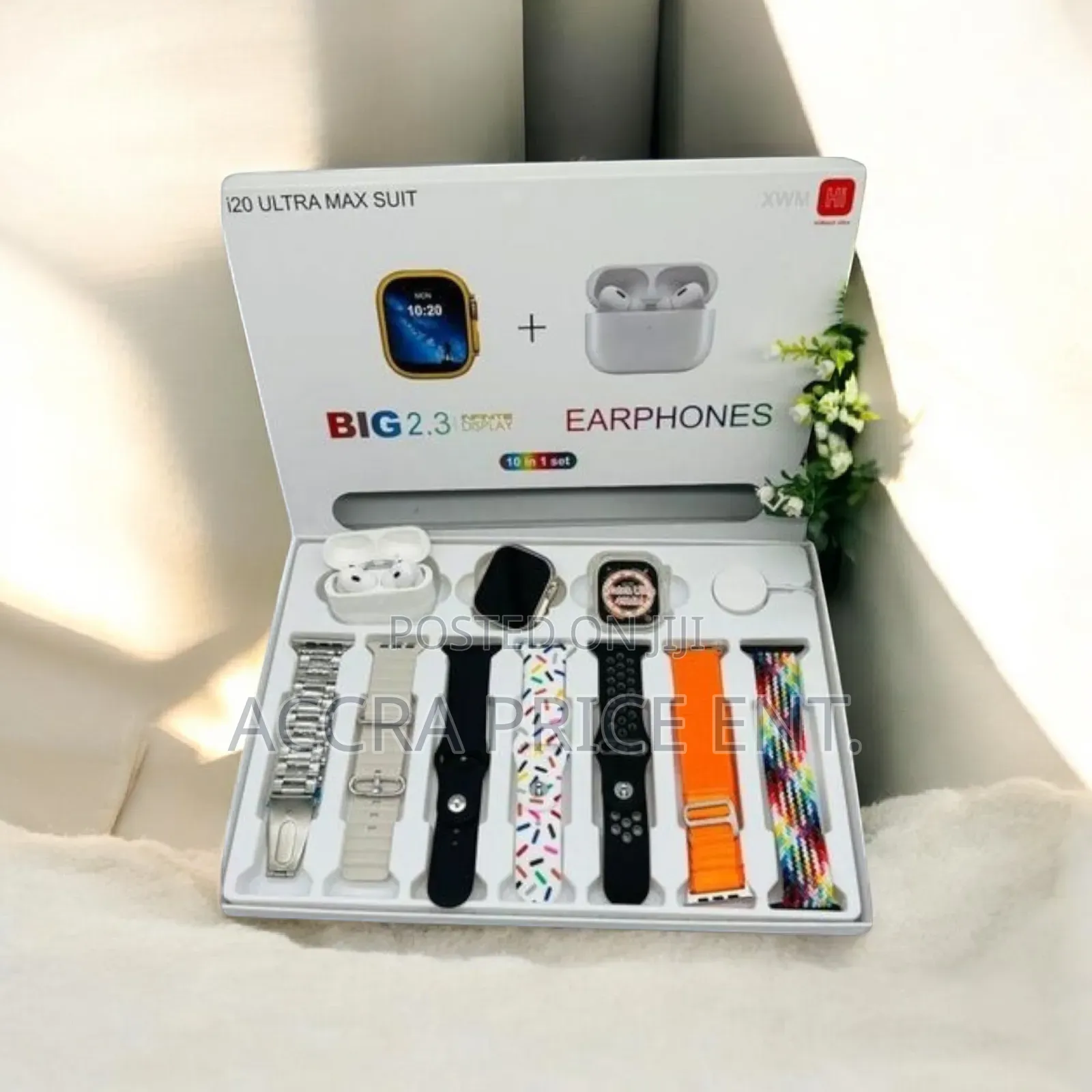 I-20 Ultra Max Suit Smartwatch 10 in 1 Straps (626267)