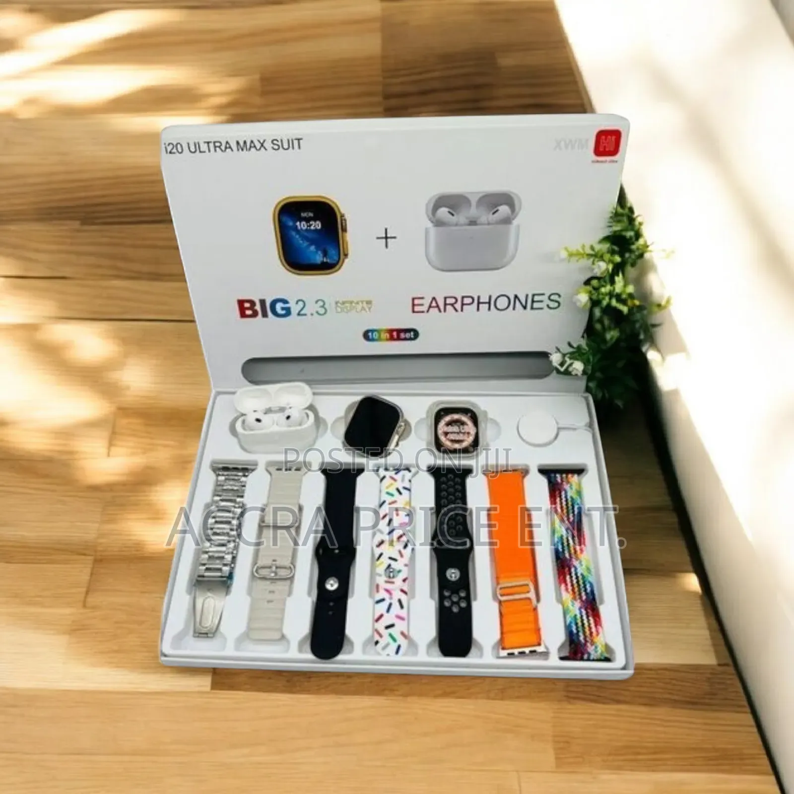 I-20 Ultra Max Suit Smartwatch 10 in 1 Set (525272)