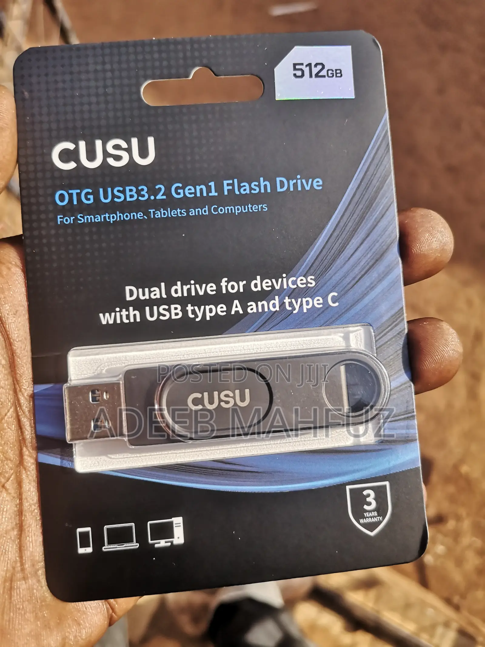 512gb Cusu SSD Flash Drive