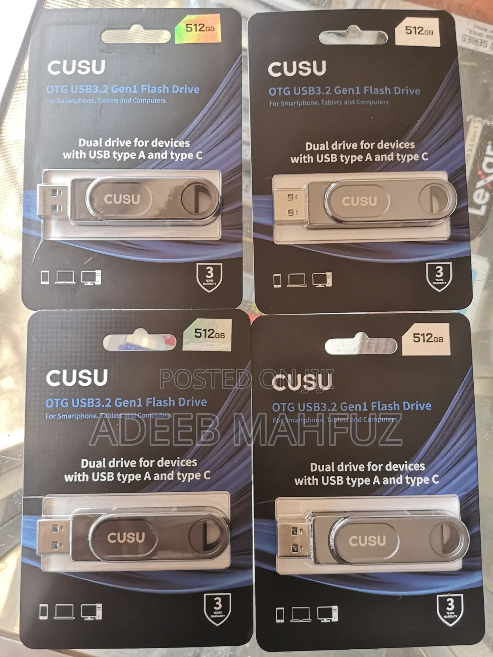 512gb Cusu SSD Flash Drive