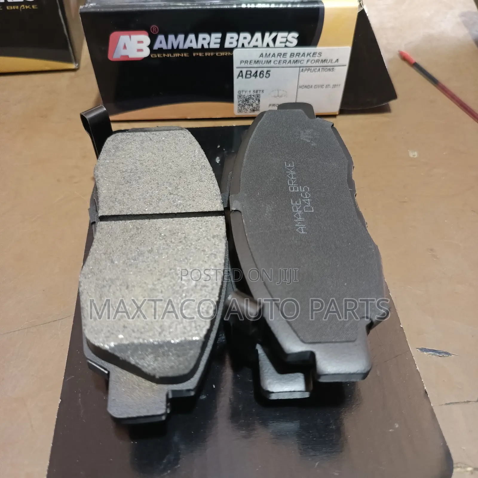 Amare Ab465 Premium Brake Pad for Honda Civic 2007-2011