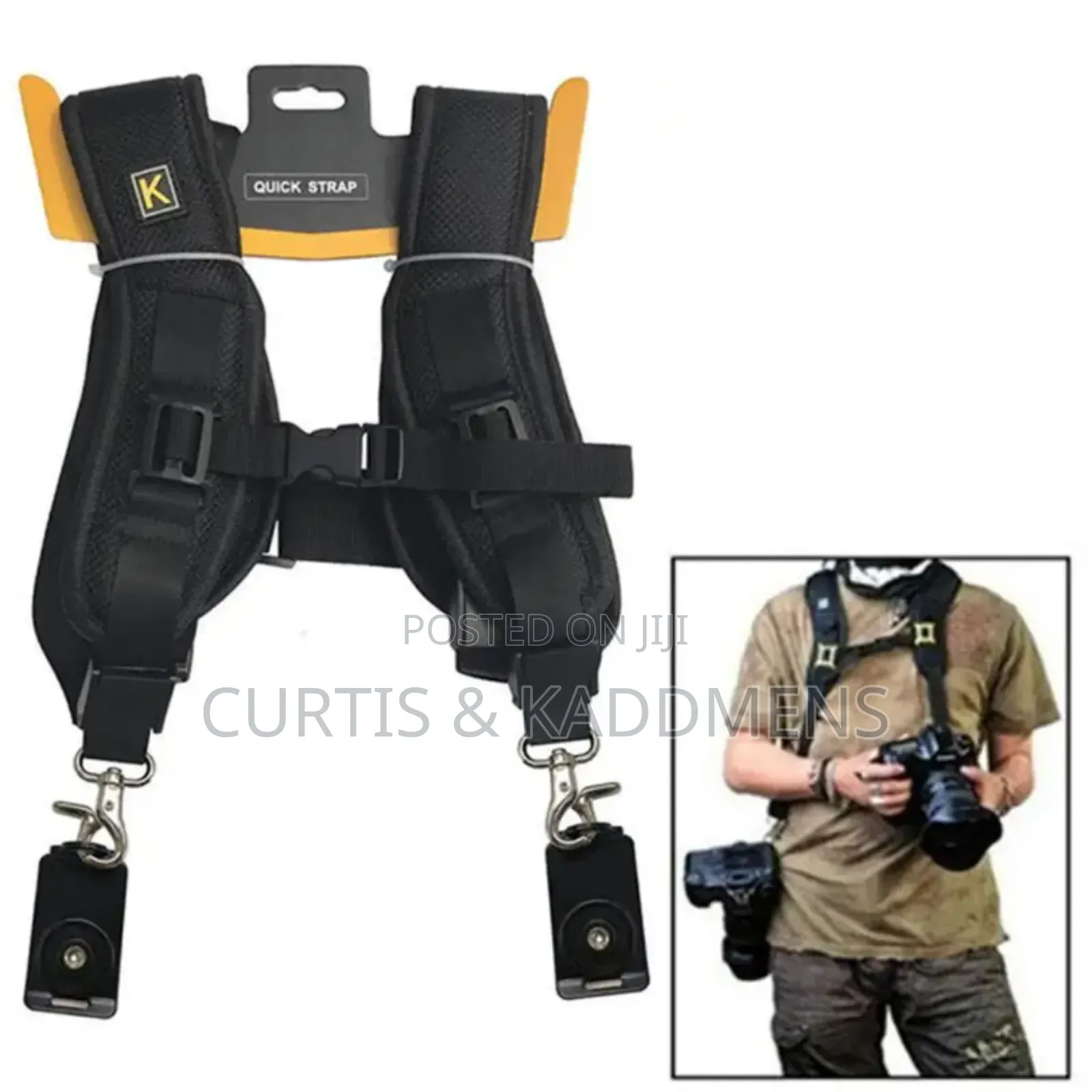 Camera Dual Quick Strap Fabric Type Double
