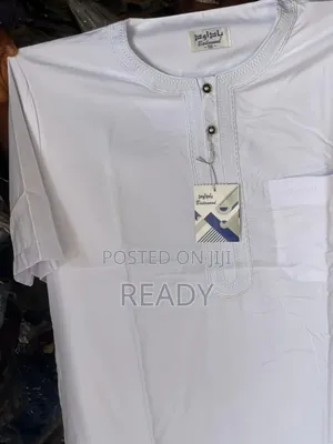 White Jalabiya (Shortsleeves)