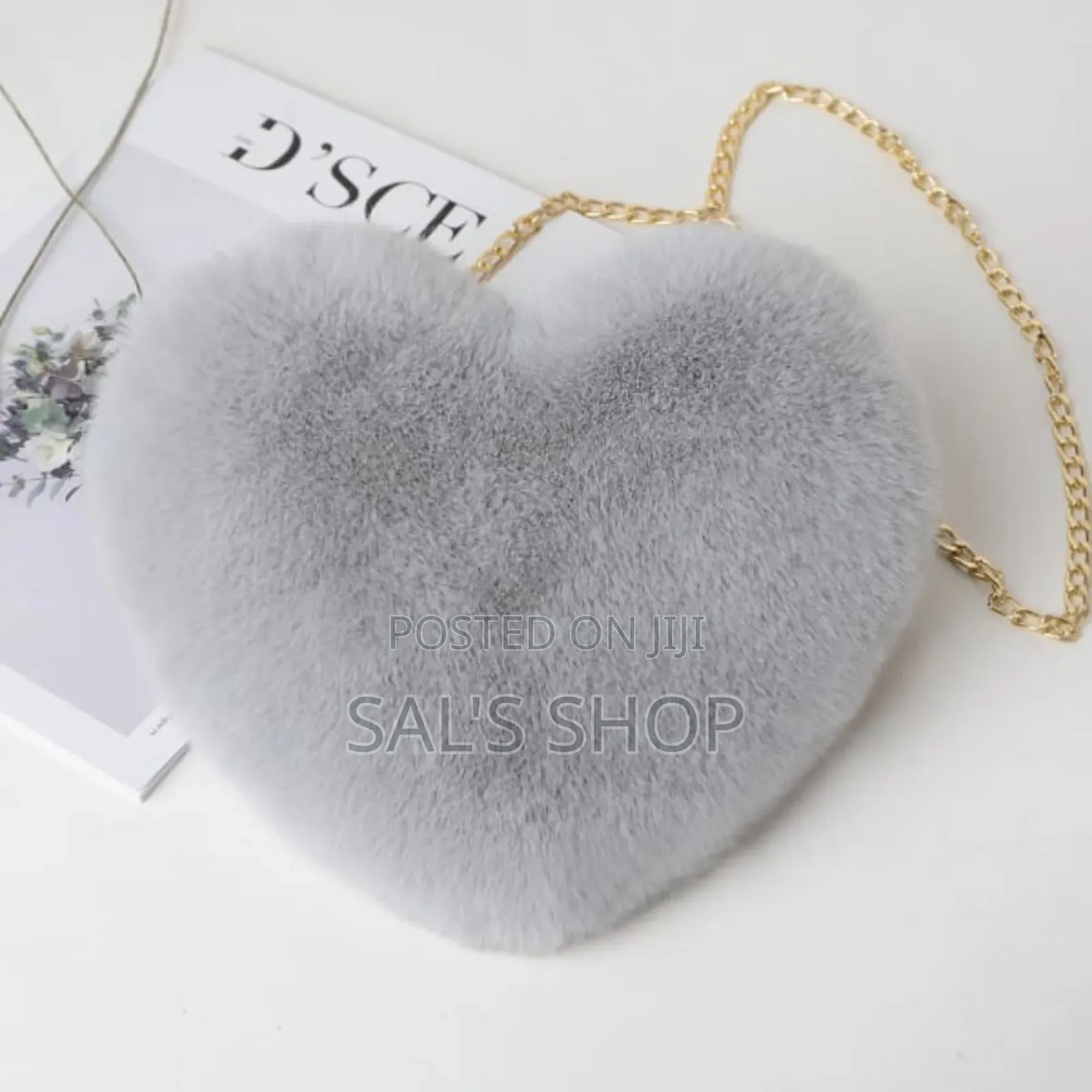 Fluffy Heart Bag