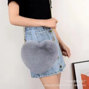 Fluffy Heart Bag