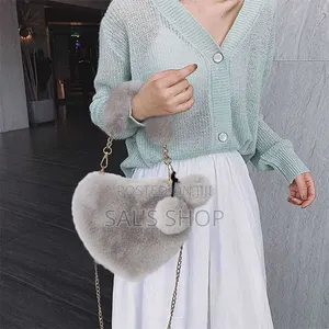 Fluffy Heart Bag