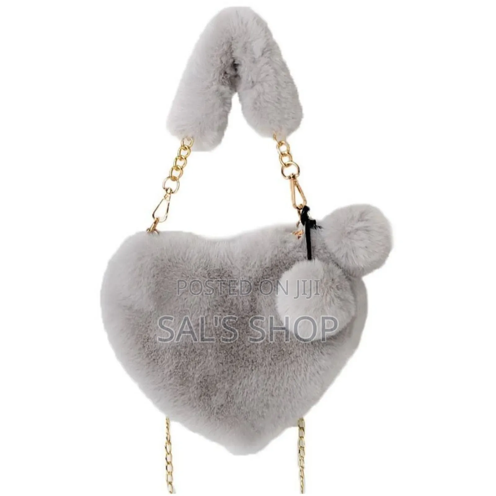 Fluffy Heart Bag