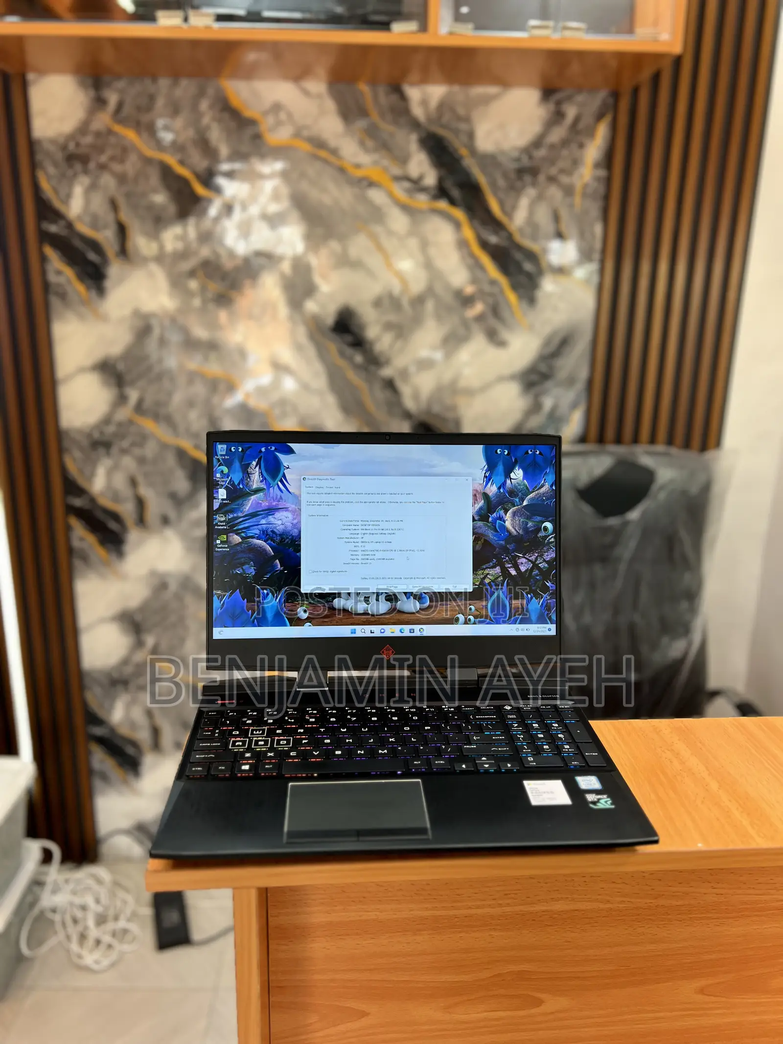 Laptop HP Omen 15 16GB Intel Core I5 HDD+SSD 1T