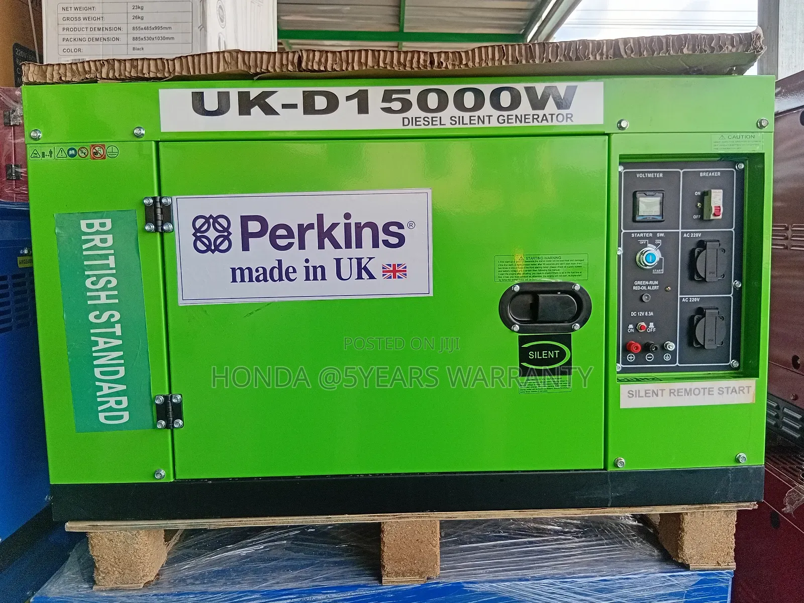 Durable 15kva Generator Set Powered by Perkins 