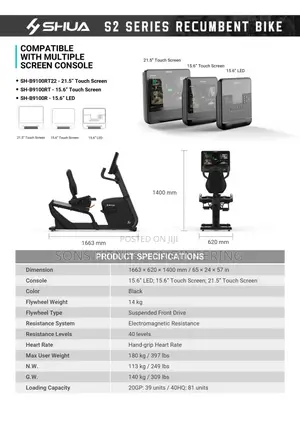 Sh-R9100r Commercial Recumbent Bike