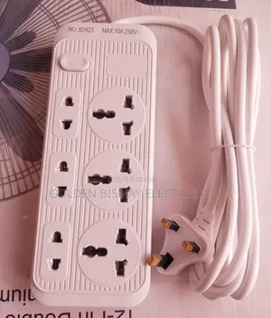 6 Way Extension Board With 3meters Cable