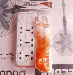 6 Way Extension Board With 3meters Cable