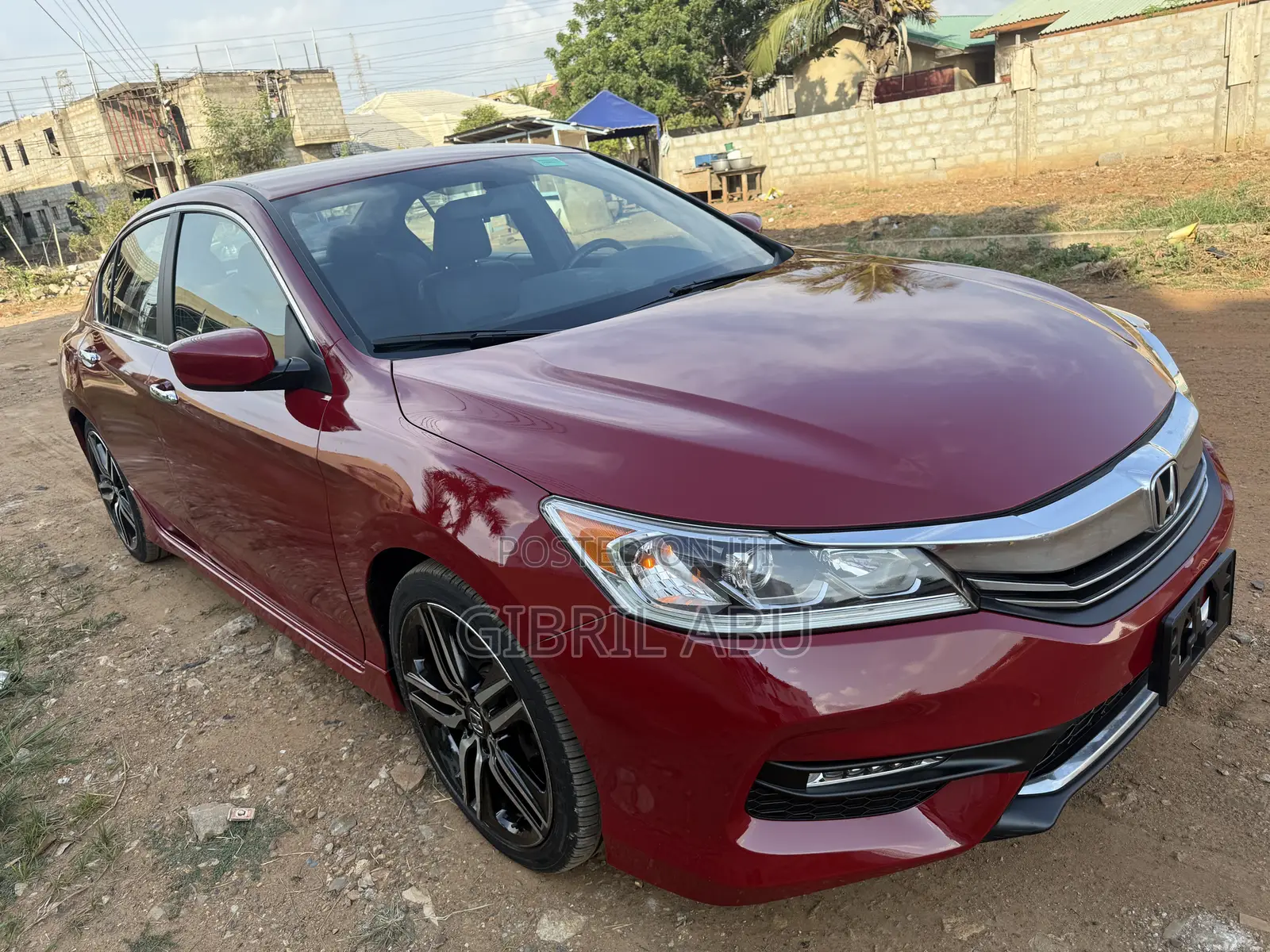 Honda Accord Sport 4dr Sedan FWD (2.4L 4cyl 2A) 2017 Red