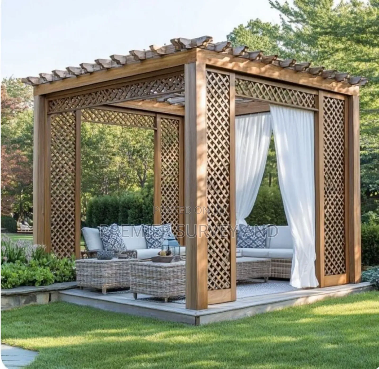 Modern Wooden Pergola