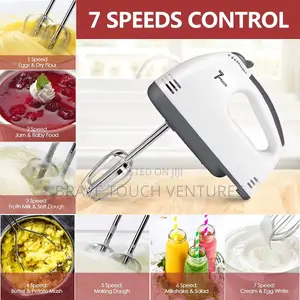 7 Adjustable Speed Electric Hand Mixer