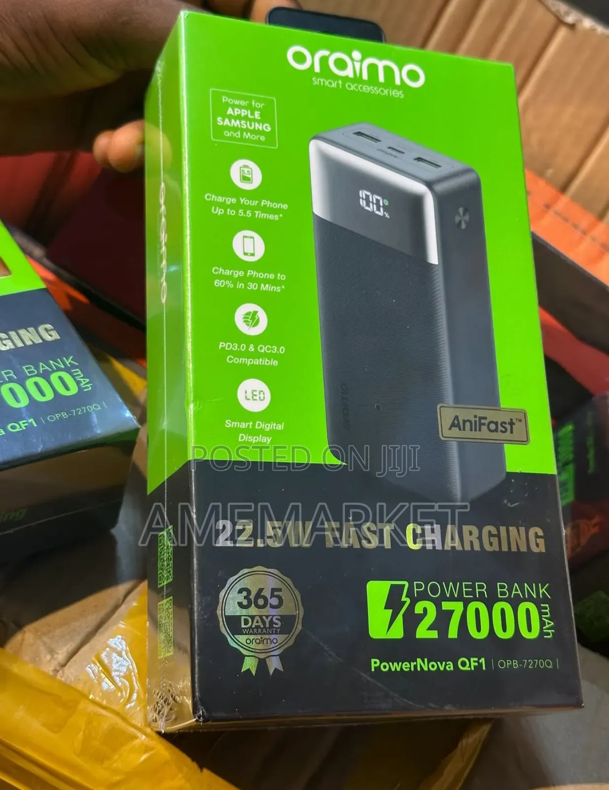 Oraimo Opb-7270q Powernova 27000mah 22.5w Power Bank