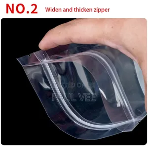 Transparent Stand Up Ziplock Pouches