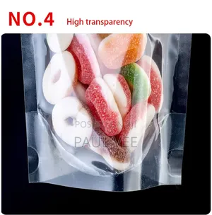 Transparent Stand Up Ziplock Pouches