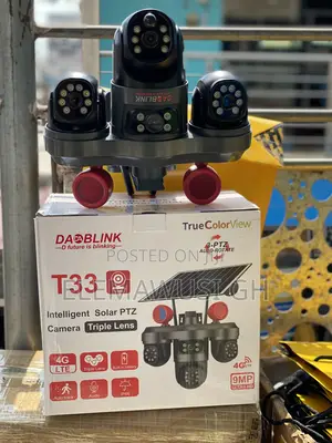 V30pro 4g 3ptz Solar Cctv Camera