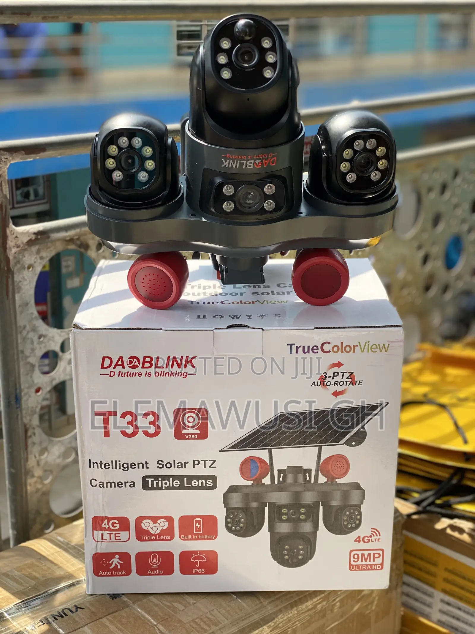 V30pro 4g 3ptz Solar Cctv Camera