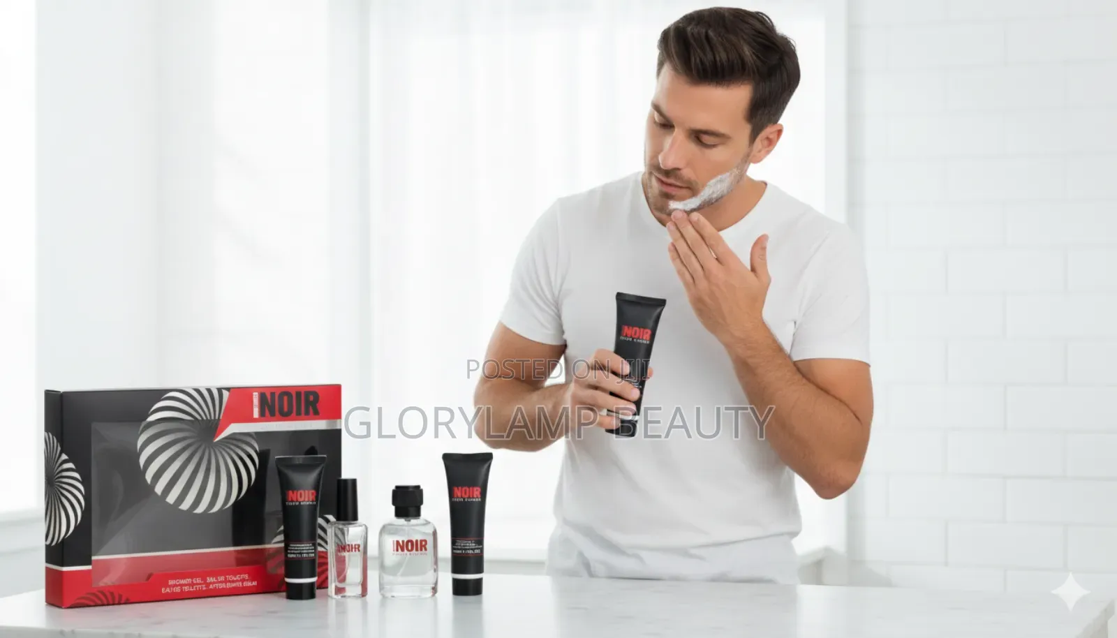 Noir Pour Homme 4-Piece Luxury Fragrance Gift Set – Mountaineer