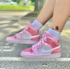 Nike Air Jordan 1 Mid Digital Pink Sneakers