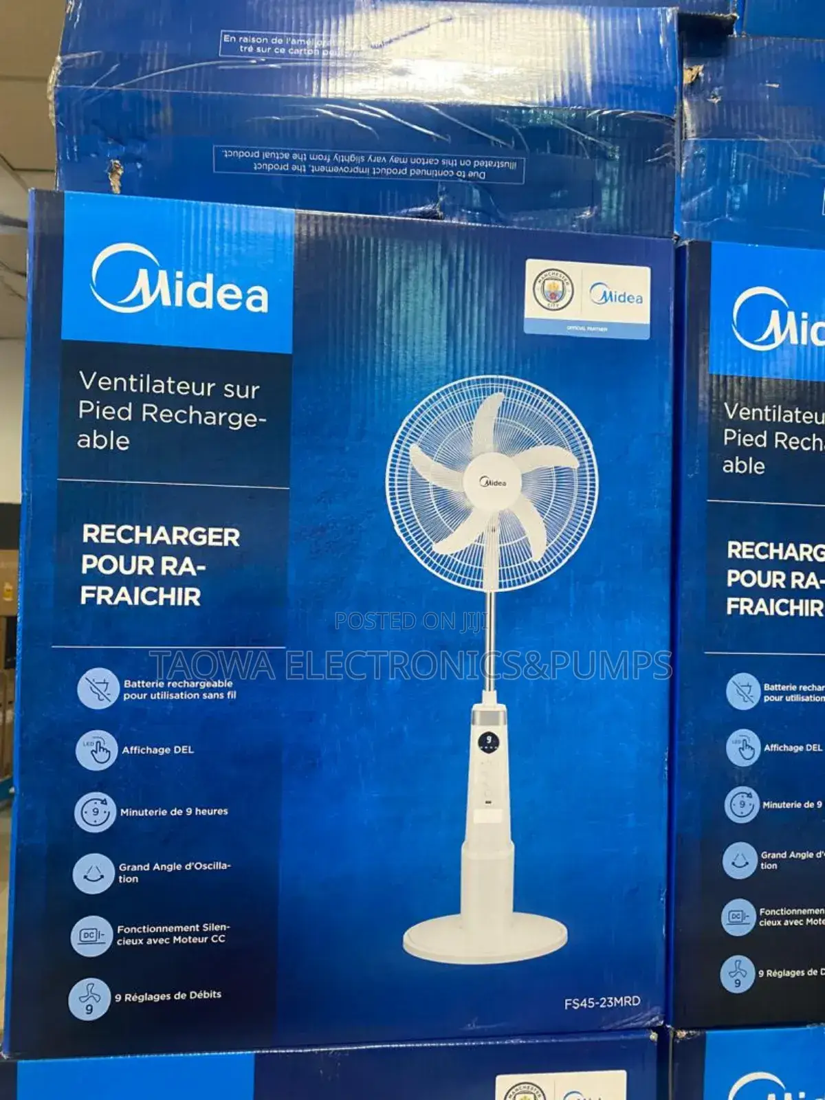Best Ever 18-Inch Midea Rechargeable Fan