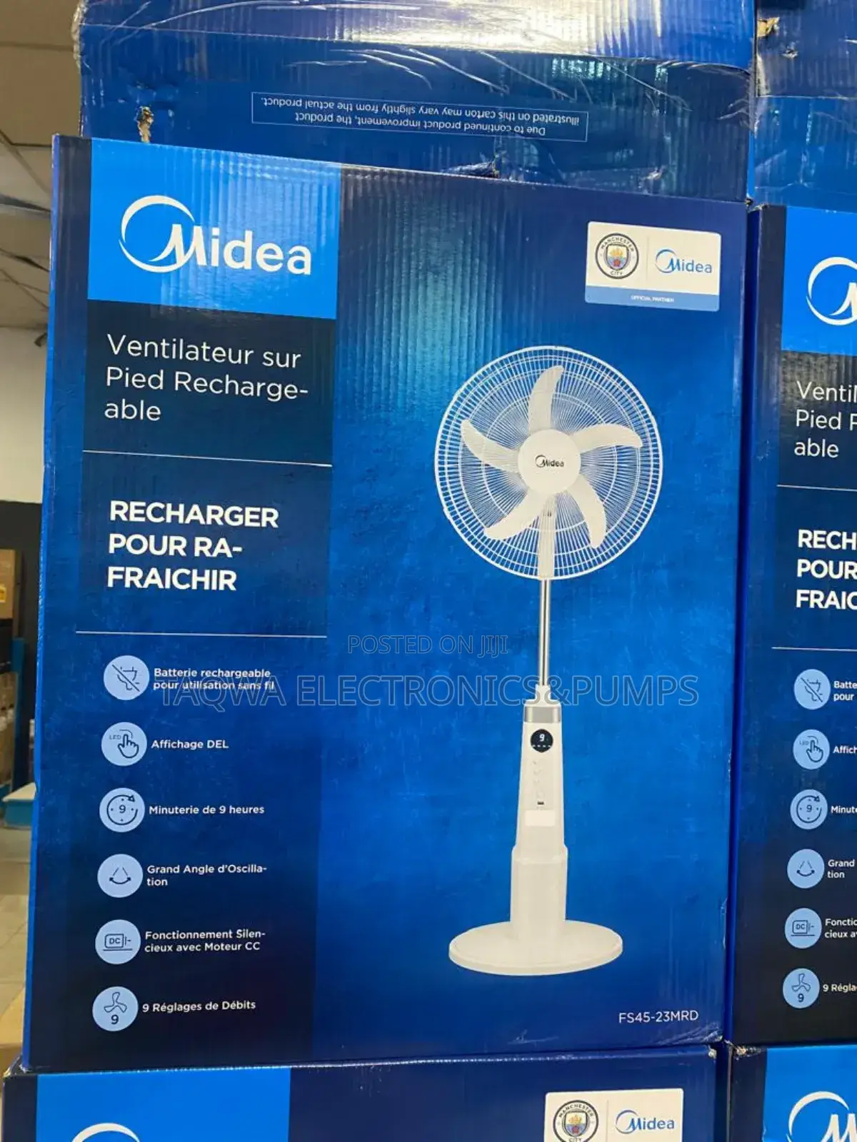 Strongly Made Midea Rechargeable Fan