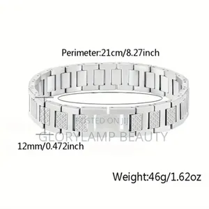 Men’S Stainless Steel Bracelet – Adjustable, Durable Stylish