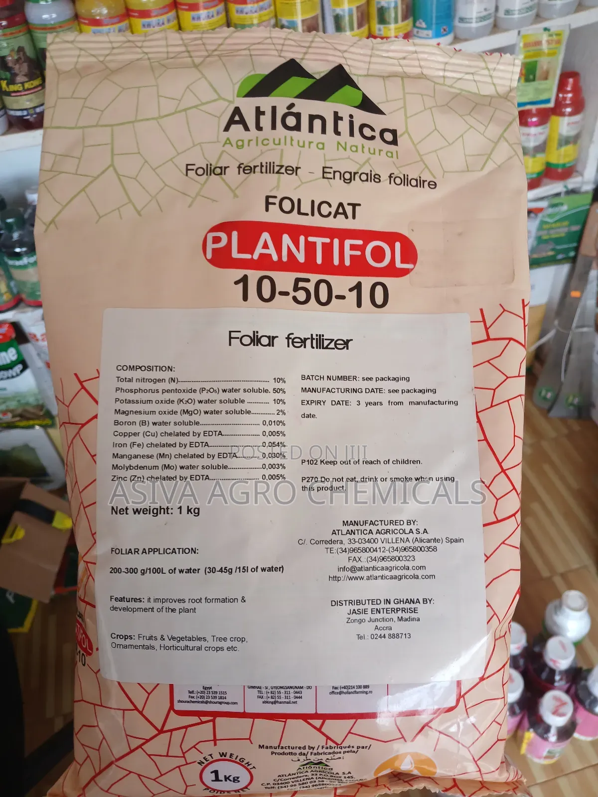 NPK 10-50-10 Water Soluble Fertilizer