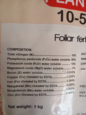 NPK 10-50-10 Water Soluble Fertilizer