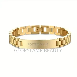 Men’S Personalizable Stainless Steel Bracelet – Adjustable, Durable