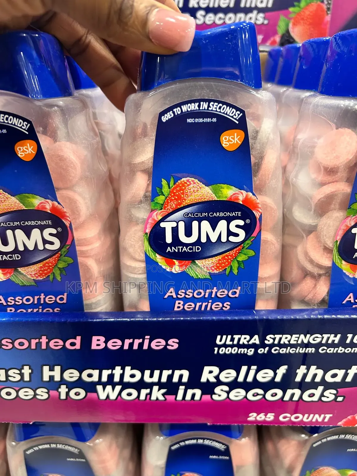 Tums Ultra Strength Berry(265 Tablet)