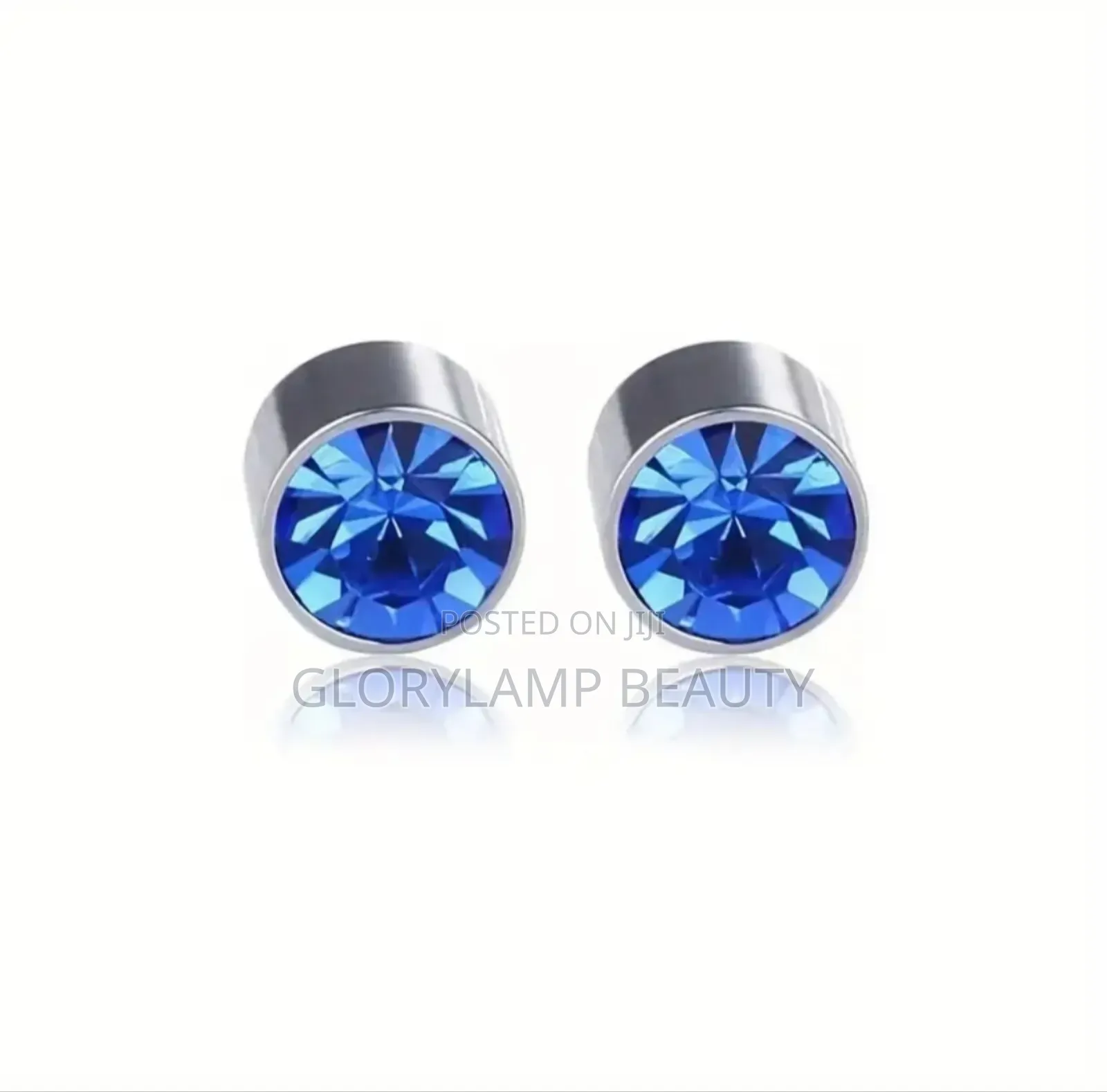 Magnetic Crystal Stud Earrings – Mixed Colors Stainless Steel Earrings