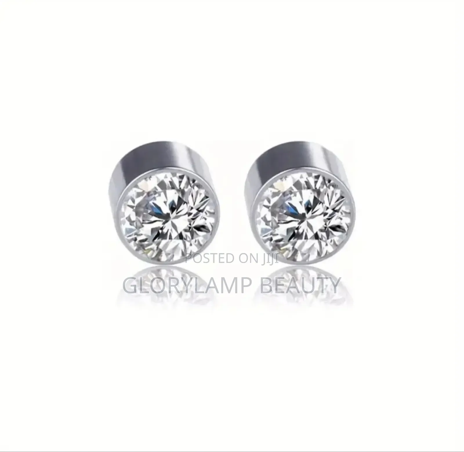 Magnetic Crystal Stud Earrings – Mixed Colors Stainless Steel Earrings