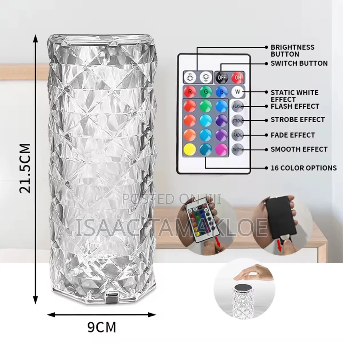 Crystal Led Light