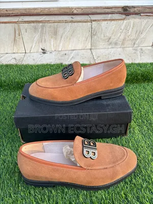 Balenciaga Suede Leather Loafers