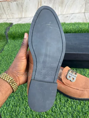 Balenciaga Suede Leather Loafers