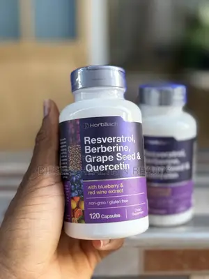 Horbaach Resveratrol, Berberine, Grape Seed Quercetin, 120 Capsules