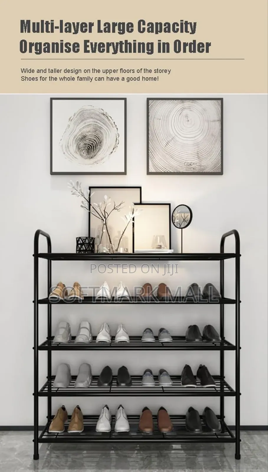 6 Tier Shoe Rack