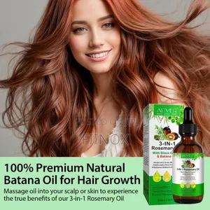 3 in 1 Rosemary Oil With Batana and Castor Oil