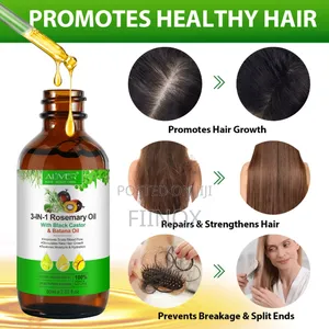 3 in 1 Rosemary Oil With Batana and Castor Oil