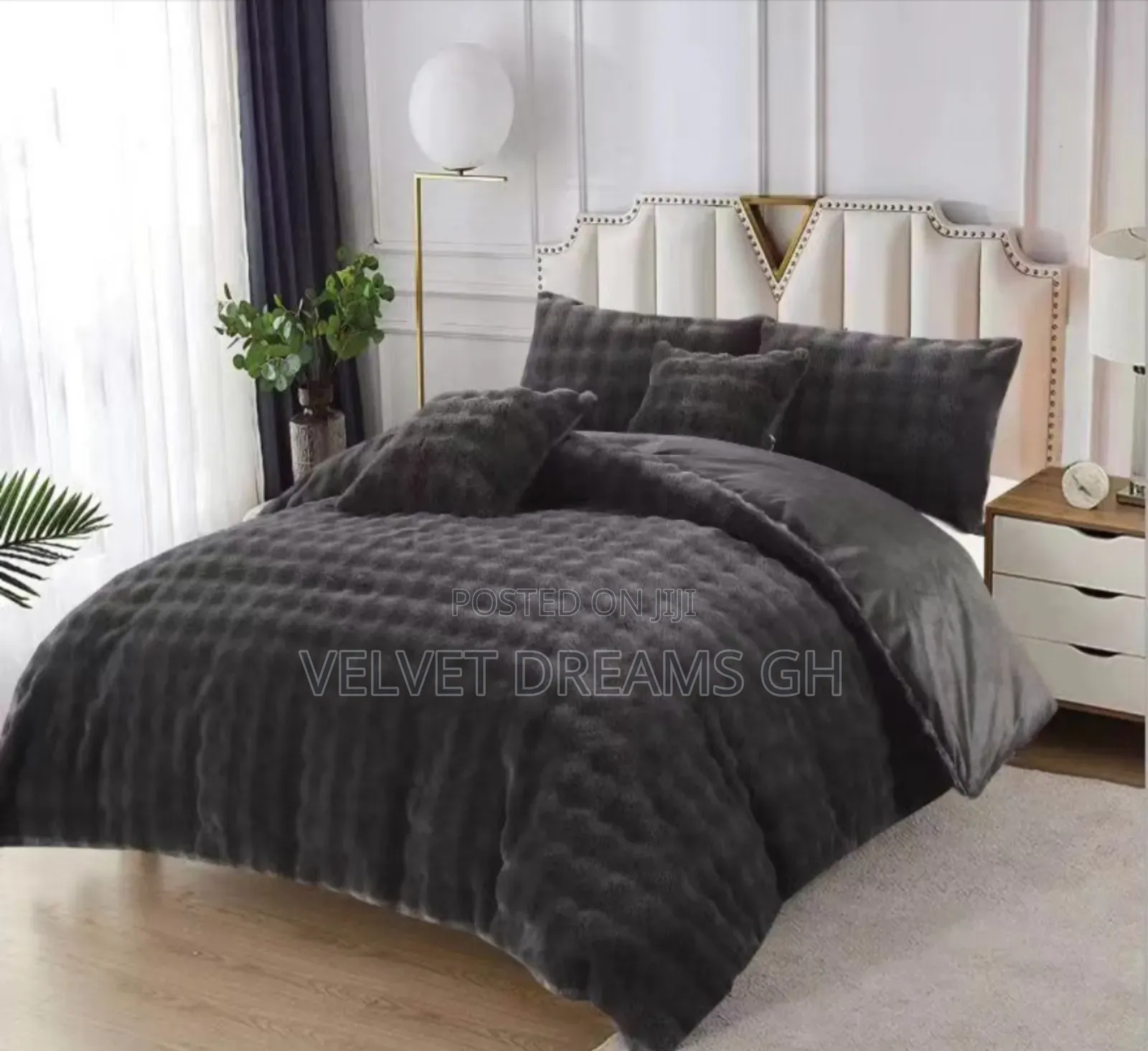 6 Pieces Fluffy Duvet Set Soft, Warm Luxury Bedding
