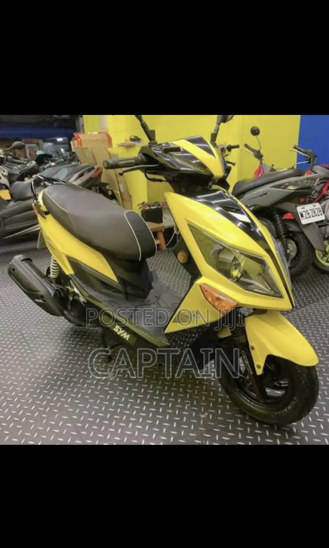 New SYM Jet 2025 Yellow