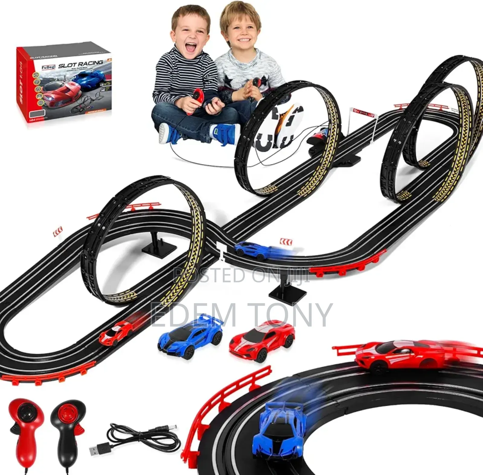 Slot Car Racing Track Set