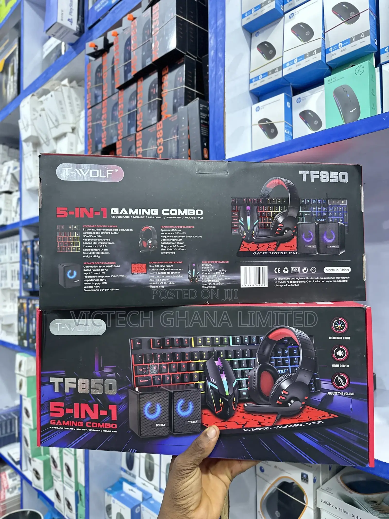 T-Wolf 5 in 1 Gaming Keyboard